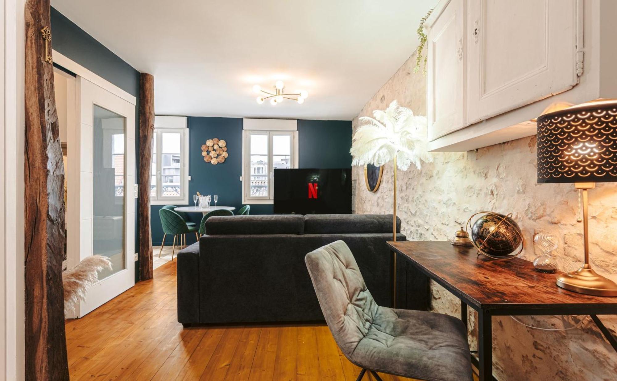 Gatsby - Elegant, Central, Fibre, Tv 4K, Netflix, Literie Confortable La Rochelle (Charente-Maritime) Exterior foto