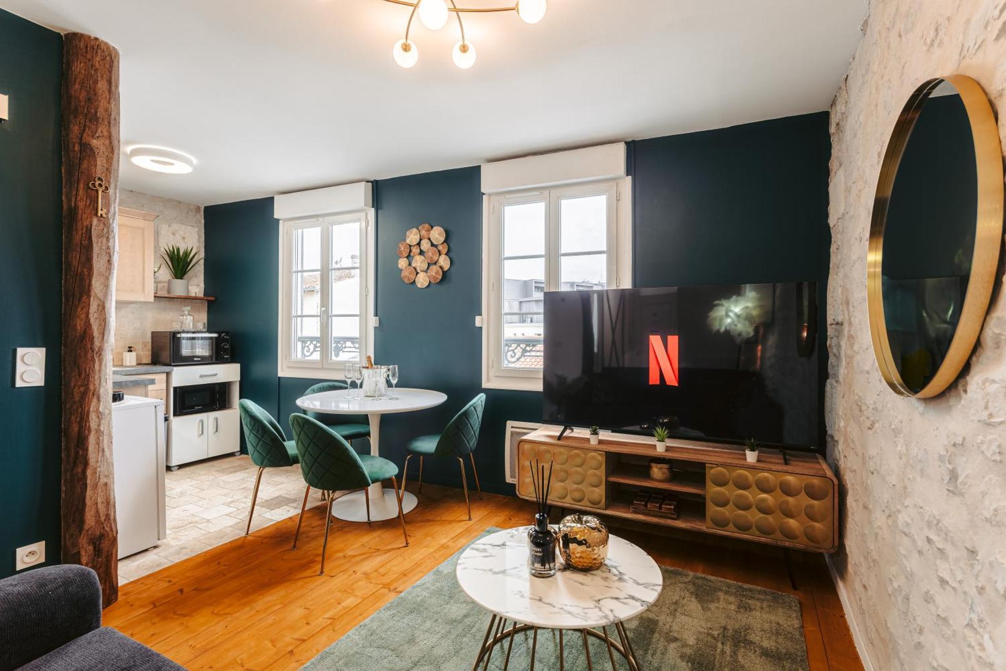 Gatsby - Elegant, Central, Fibre, Tv 4K, Netflix, Literie Confortable La Rochelle (Charente-Maritime) Exterior foto